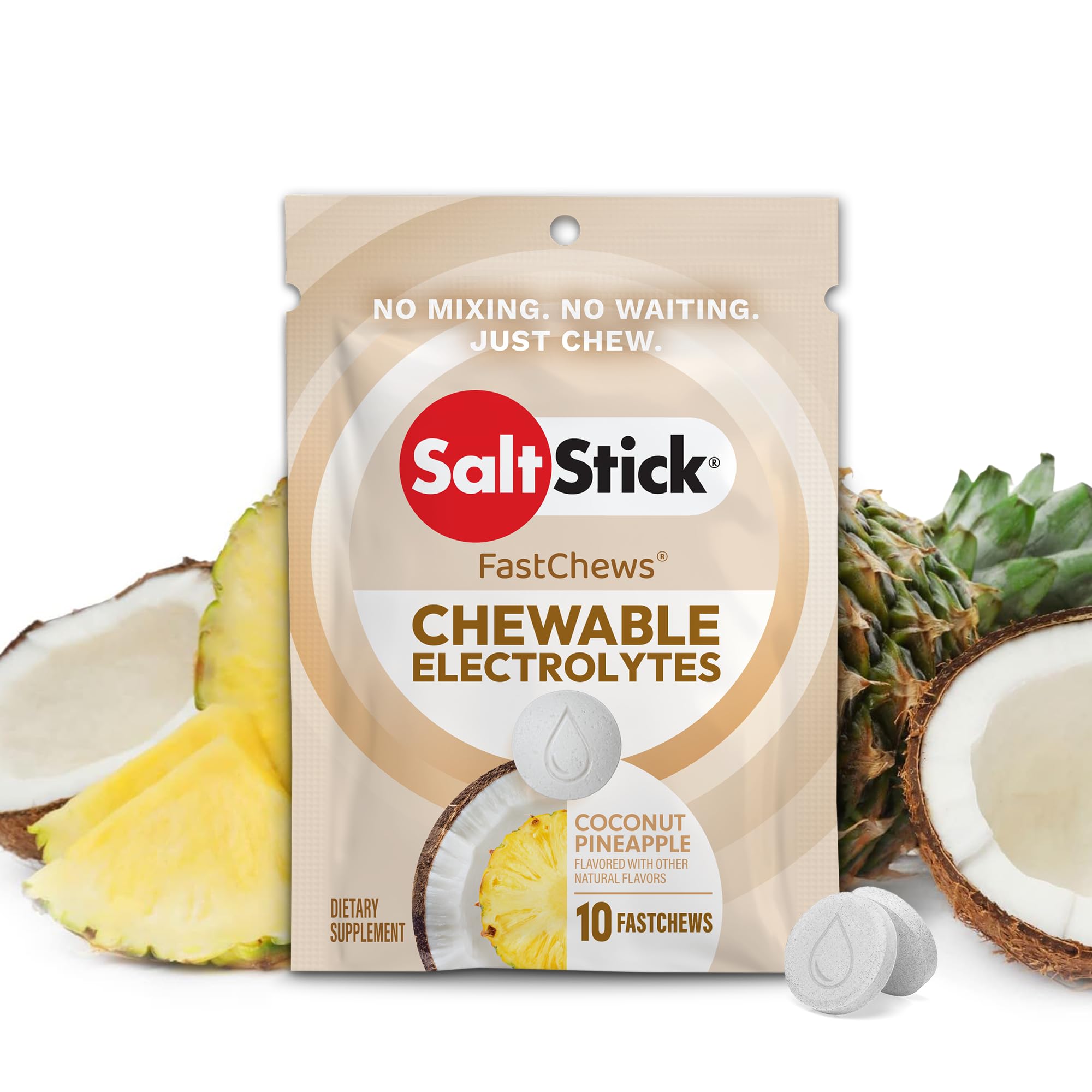SaltStick Electrolyte FastChews Watermelon - 12 Resealable Packets/120 Ct — Amazon image 13