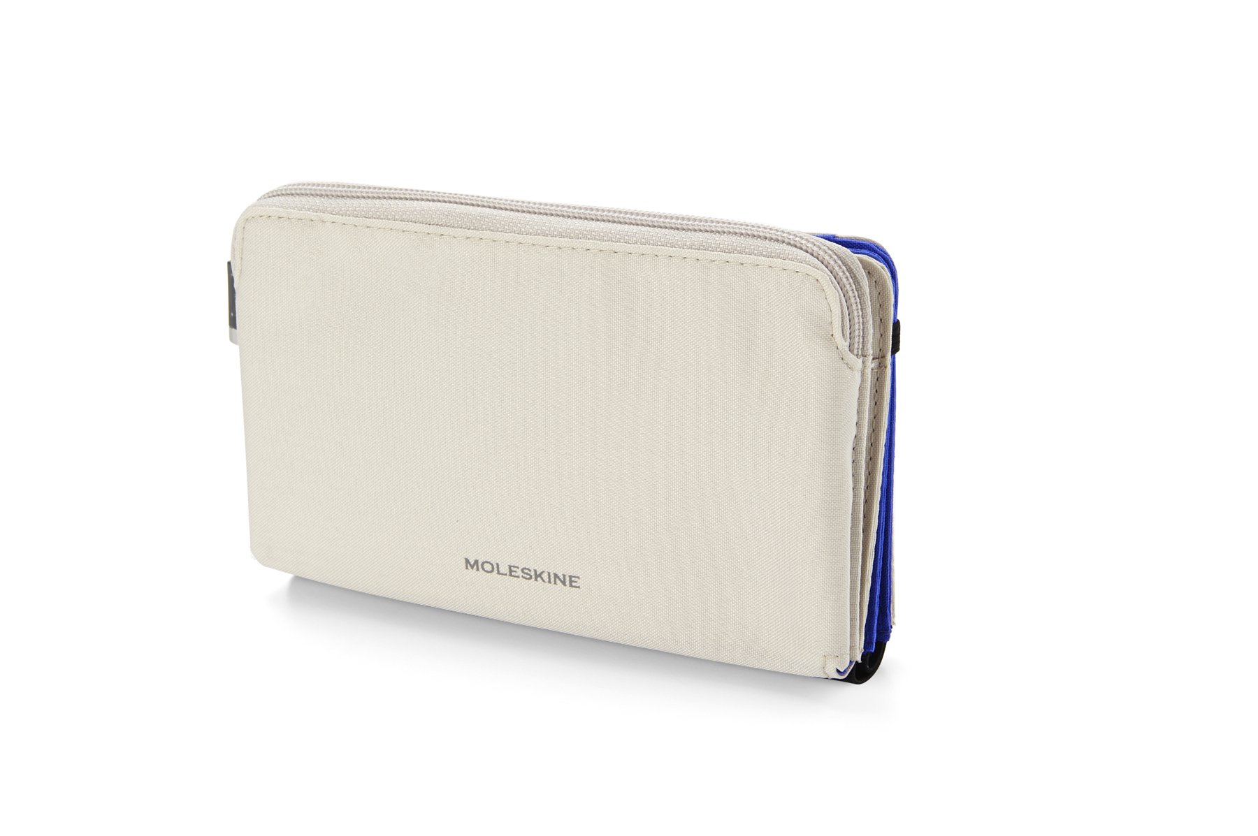 Double portefeuille beige