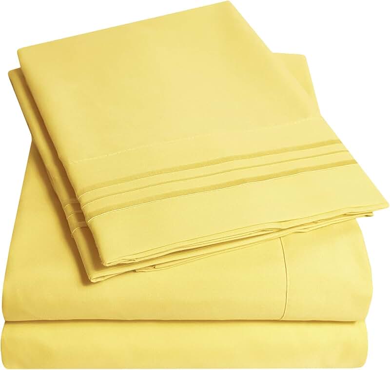 yellow sheets queen size