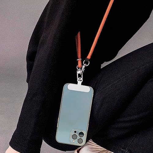 Miniatura 2 de TOPINCN Pestaña de amarre para teléfono, parche universal para teléfono celular, parche de nailon para colgar para teléfono celular, accesorio de