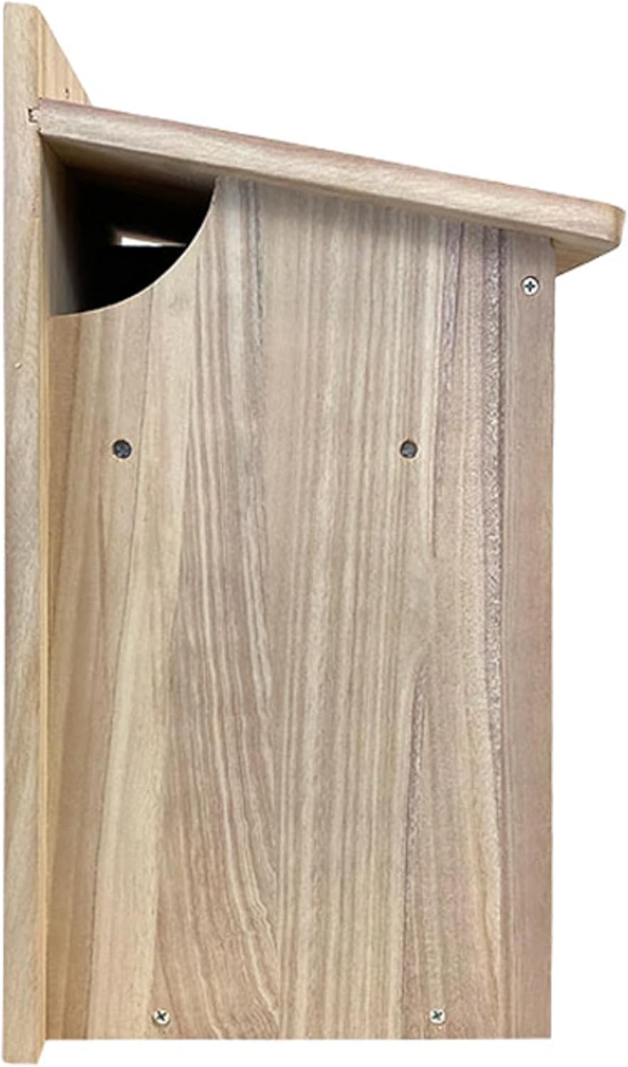 Prime Retreat Wooden Squirrel House – Outdoor Nesting Box Shelter with Side Entry & Perch – Durable All-Wood Construction, Easy Mount to Tree, Post, or Wall – Wildlife Habitat for Backyard Squirrels