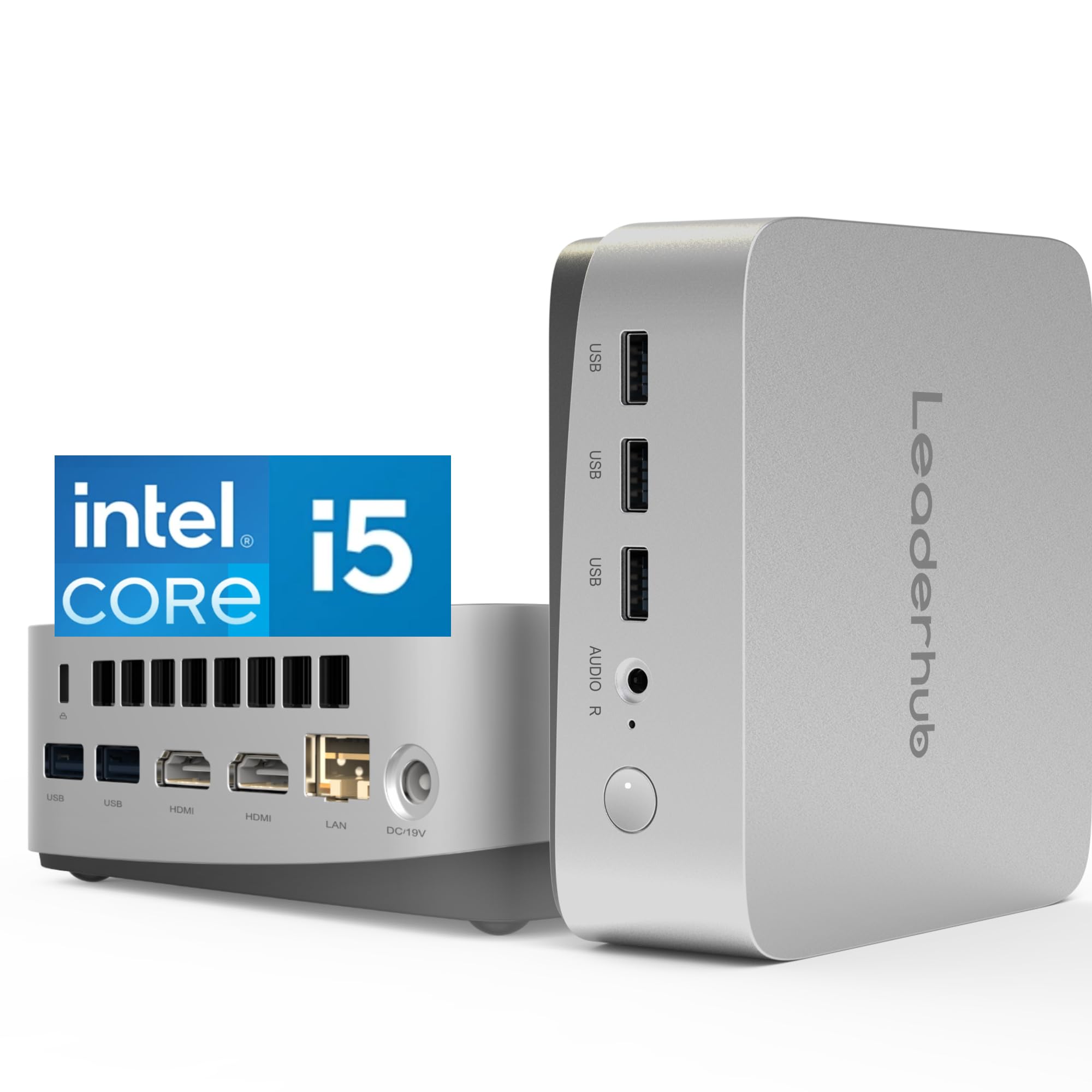 Amazon.com: leaderhub LP5C Mini PC Intel i5-12450H up to 4.4Ghz