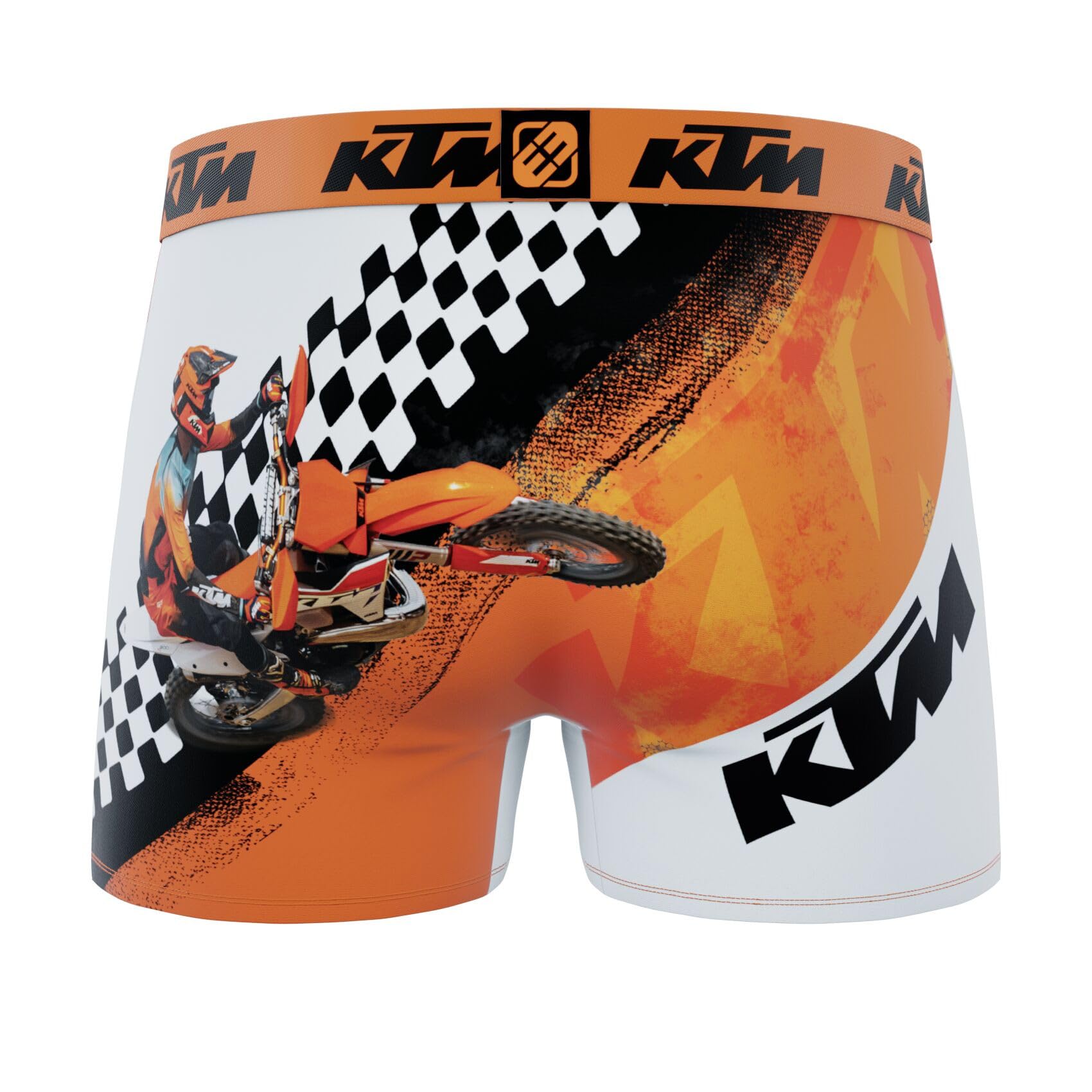 KTM Boxer Enfant, Caleçon Garçon Stretch, Confortable et Ultra-Doux (Lot de 4)