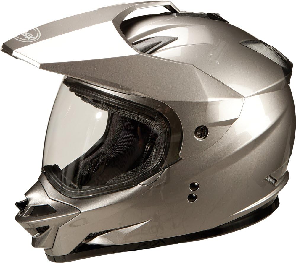 GMAX GM11D Dual Sport Helmet Titanium M/Medium