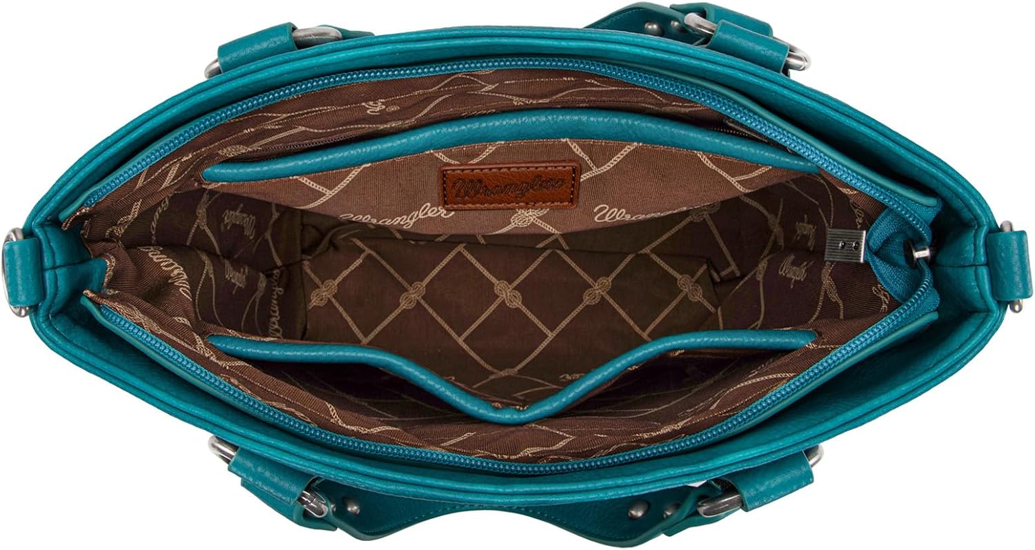 Wrangler Tote Bag for Women Large Crossbody Purses Western Designer Handbags