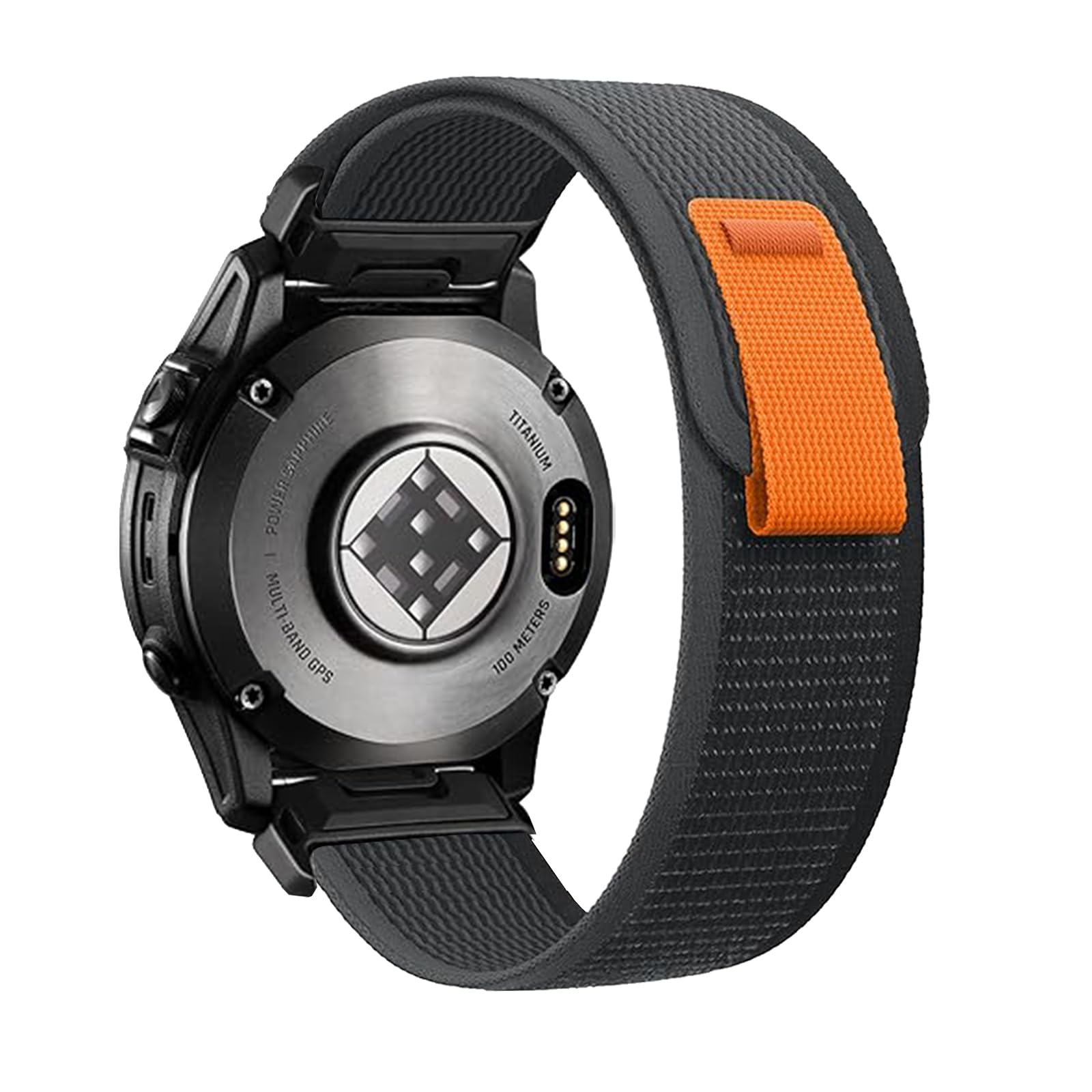EKINGEEK 22mm Quickfit Watch Strap for Garmin Fenix 8 47mm, Fenix 7, Fenix 6, Fenix 5, Epix Pro Gen 2 47mm, Forerunner 970/965/955/945 – Soft Nylon Hook & Loop Replacement Strap