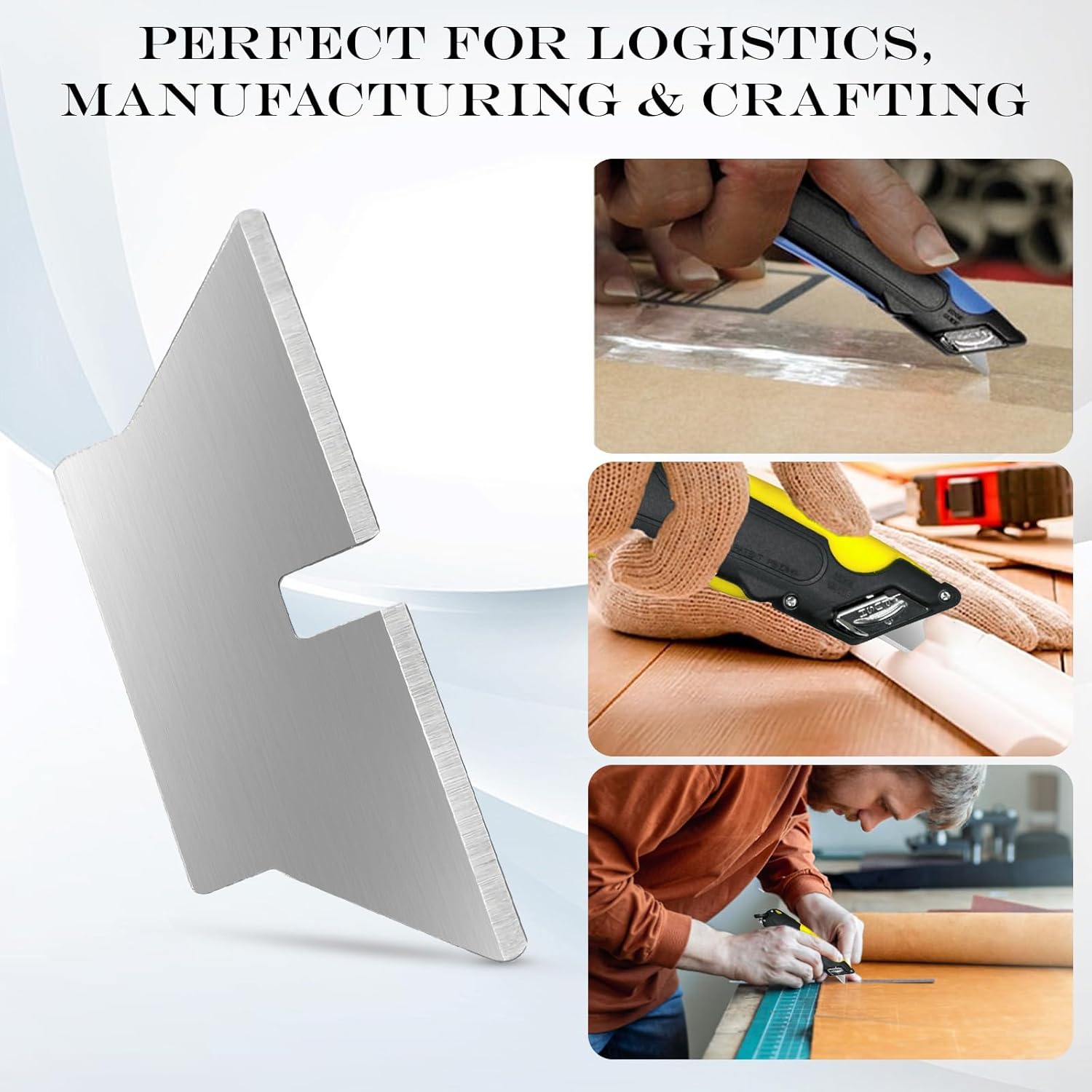 40Pcs Box Cutter Blades for Easy Cut/Ez 1000, 1500, 2000 and 4000 Safety Box Cutters/Knives