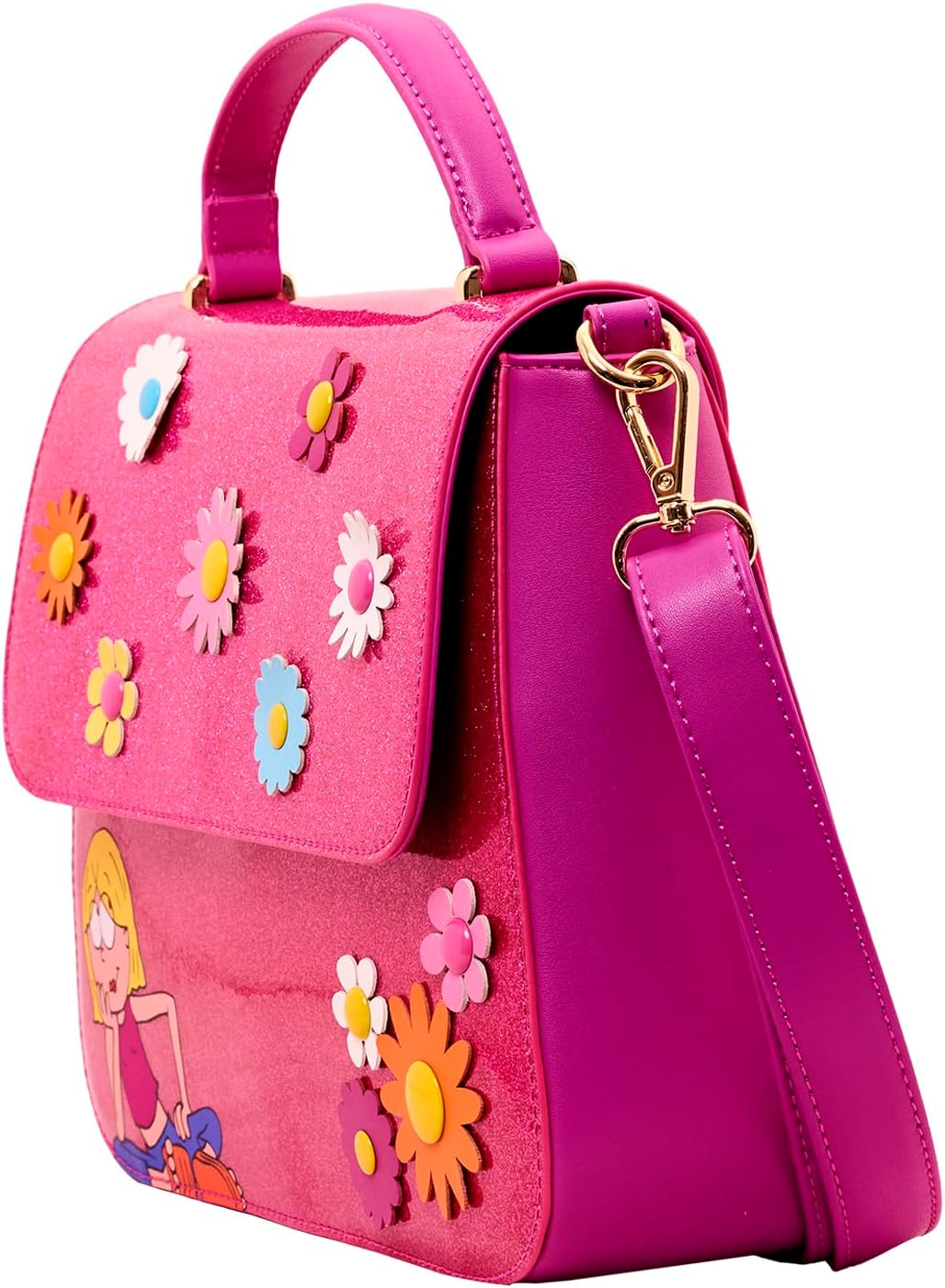 Loungefly Disney: Lizzie McGuire Glitter Crossbody Purse, Amazon Exclusive - Image 2