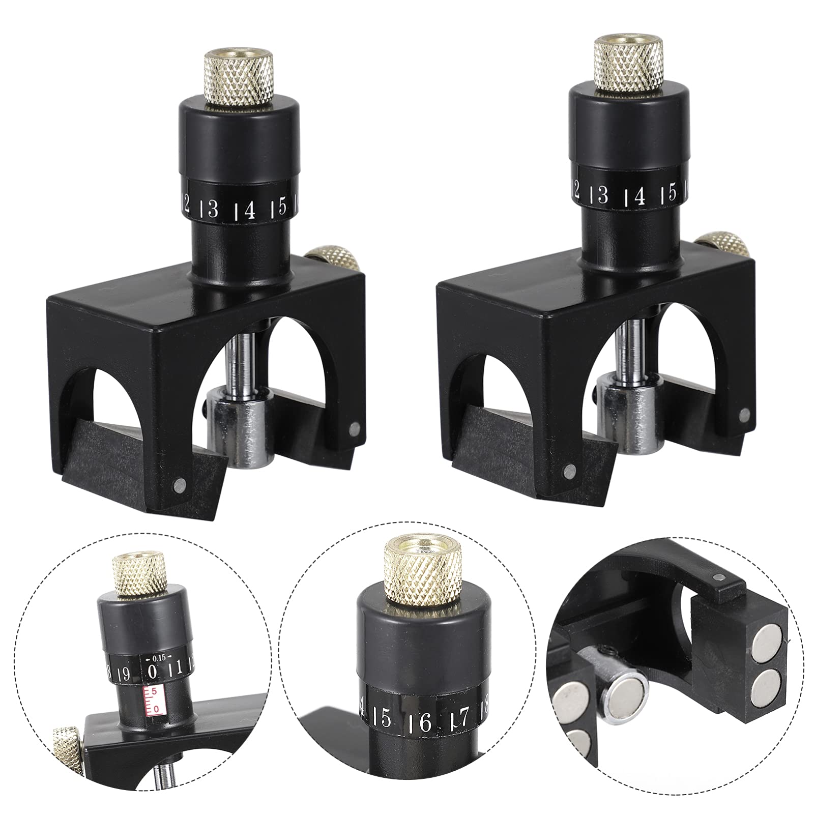DOITOOL 2piezas Herramientas De Alineación De Cuchillas De Cepillo Ajustadores De Precisión Para Cepilladoras Jigs Planos De Configuración Estable y Duradera