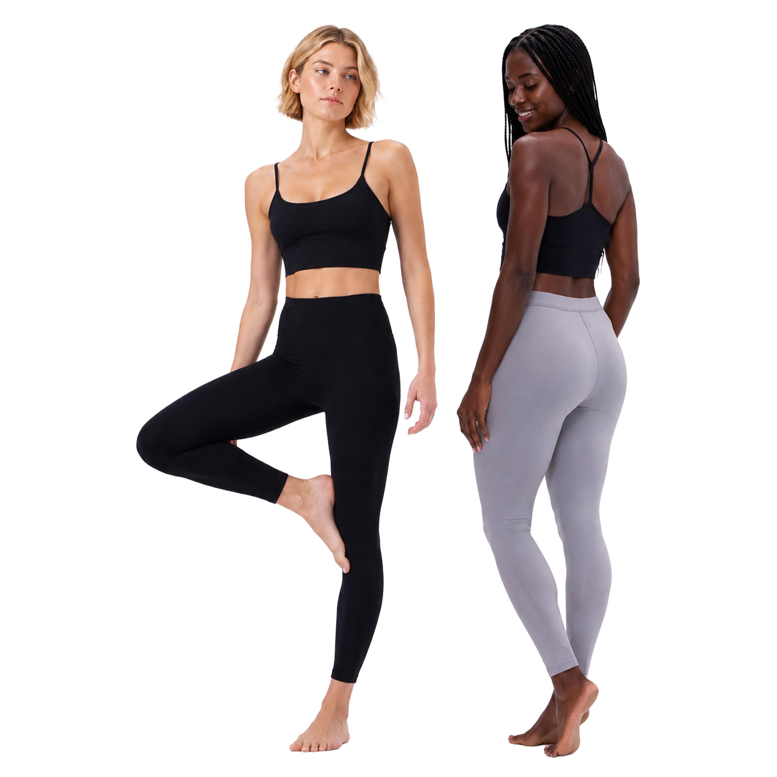 DEVOPS 2 Pack High Waisted Leggings