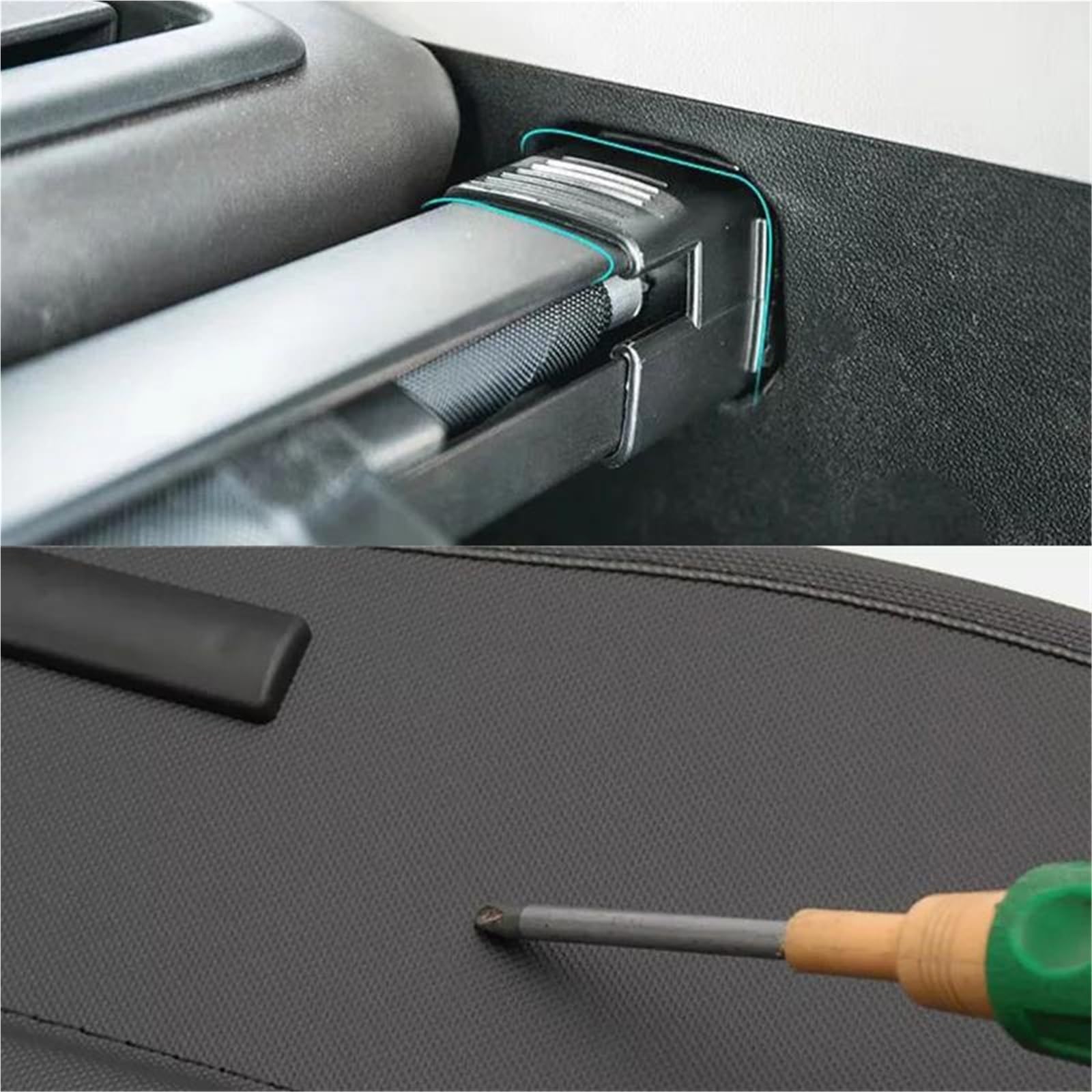 Plage Arrière Couverture De Coffre De Coffre Arrière, Cloison De Séparation, Pare-Soleil pour Mercedes pour Benz GLK X204 2010–2015(Look de Carbone)