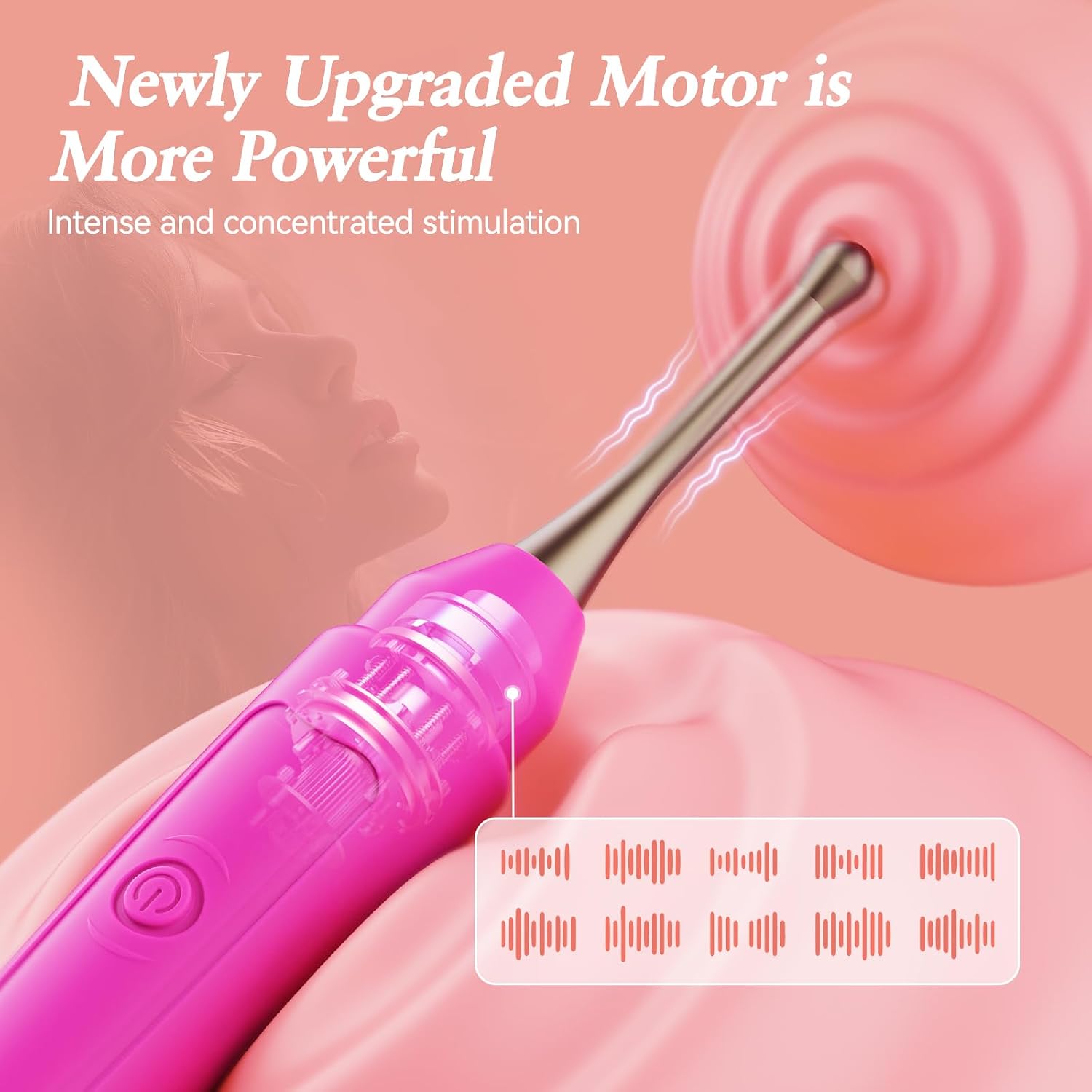 Adult Sex Toys & Games G Spot Vibrator Wand - Upgraded 2 in 1 Women Sex Toy Clit Vibrators with 3 New Replaceable Head & 10 Vibrations Vibradores,Nipple Toys Female Couples Sex Toys Vibrater
