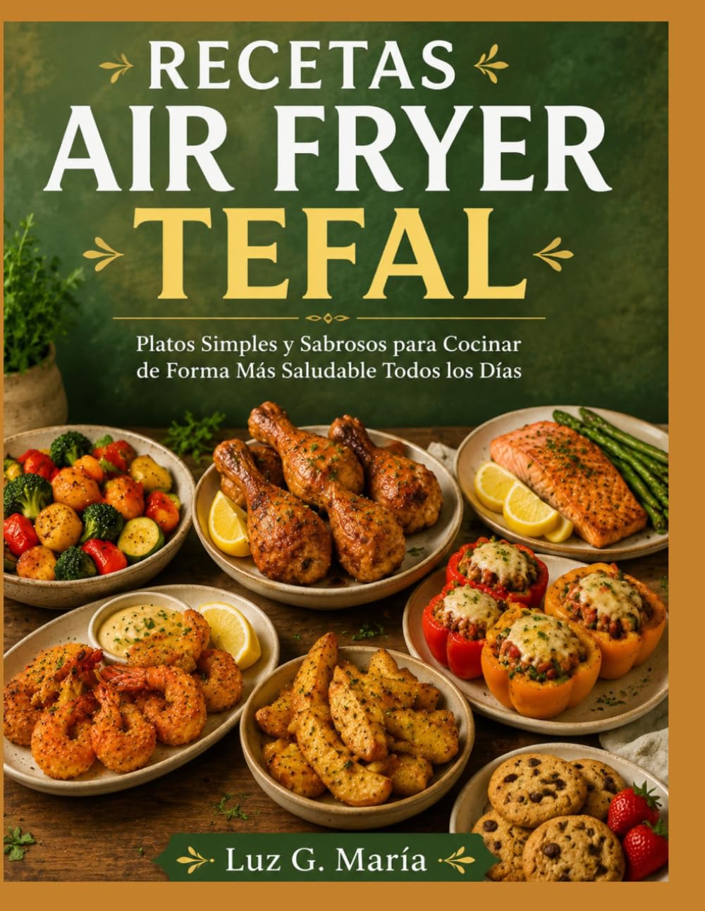 RECETAS AIR FRYER TEFAL: Platos Simples y Sabrosos para Cocinar de Forma Más Saludable Todos los Días.