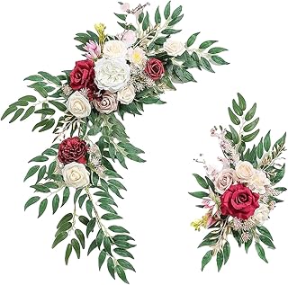 Elegant Wedding Arch Floral Arrangement for Reception Venue, Style D