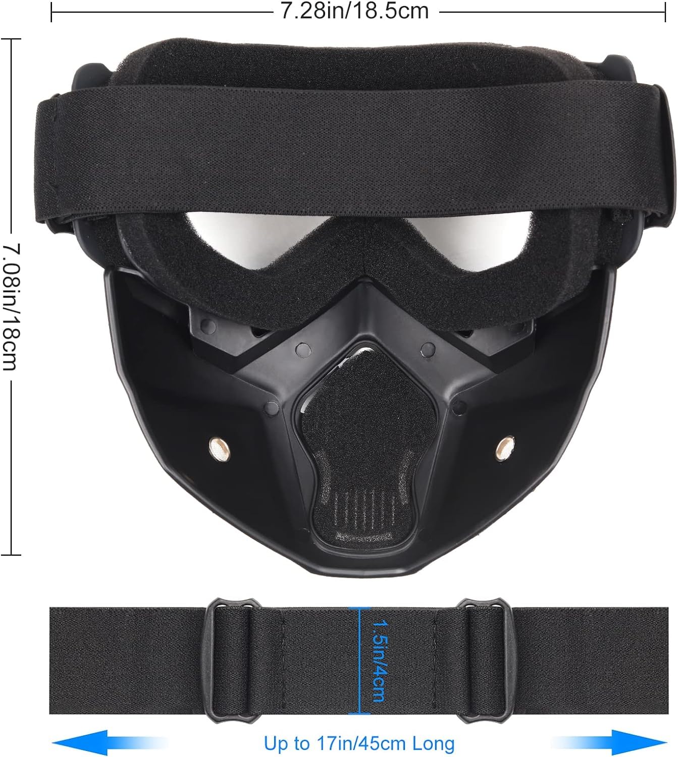 Máscara táctica Airsoft Gear Airsoft, casco con gafas desmontables, casco de Paintball PJ Fast con soporte frontal NVG y riel lateral