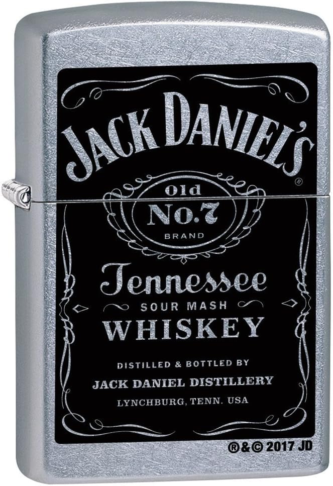 Zippo Lighter – Personalized Custom Message Engraved for Jack Daniel's No7 Tenessee Windproof Lighter