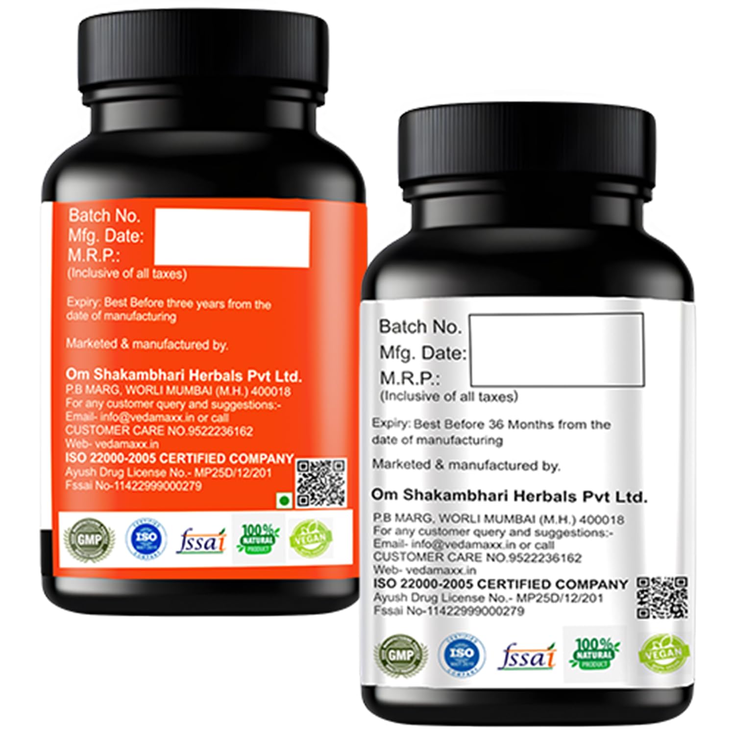 Buy Now Veda-Maxx Gain-Maxx + Ashwagandha Combo Pack – Herbal Weight...