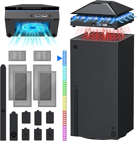 Netflix's Nya Sci-fi Action Thriller Ställer Toppeldade Soldater Mot Utfordring från Utomjordingar 7 71fRojhm7dL. AC SX466 Upgraded RGB Cooling Fan for Xbox Series X with Dust Cover Accessories, YUANHOT 3 Gears Adjustable Fan Cooling System with LED Lights, Extended USB Ports for Xbox Series X