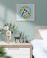 Vista 6 de TINDTOP Kit de Bordado para Principiantes Adultos, Kit de Bordado de Pájaros para Principiantes, Incluye Tela de Bordado Aros Hilos para Amantes