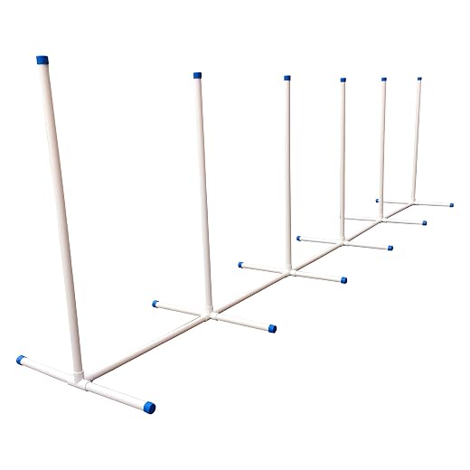 Trademark Innovations Dog Training Agility Weave Poles Equipment Set