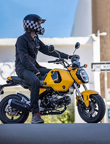 Miniatura 5 de KEMIMOTO Arandelas Verge de colores compatibles con motocicletas Grom 2022, 2023, 2024, juego completo de aluminio, 12 piezas (negro)