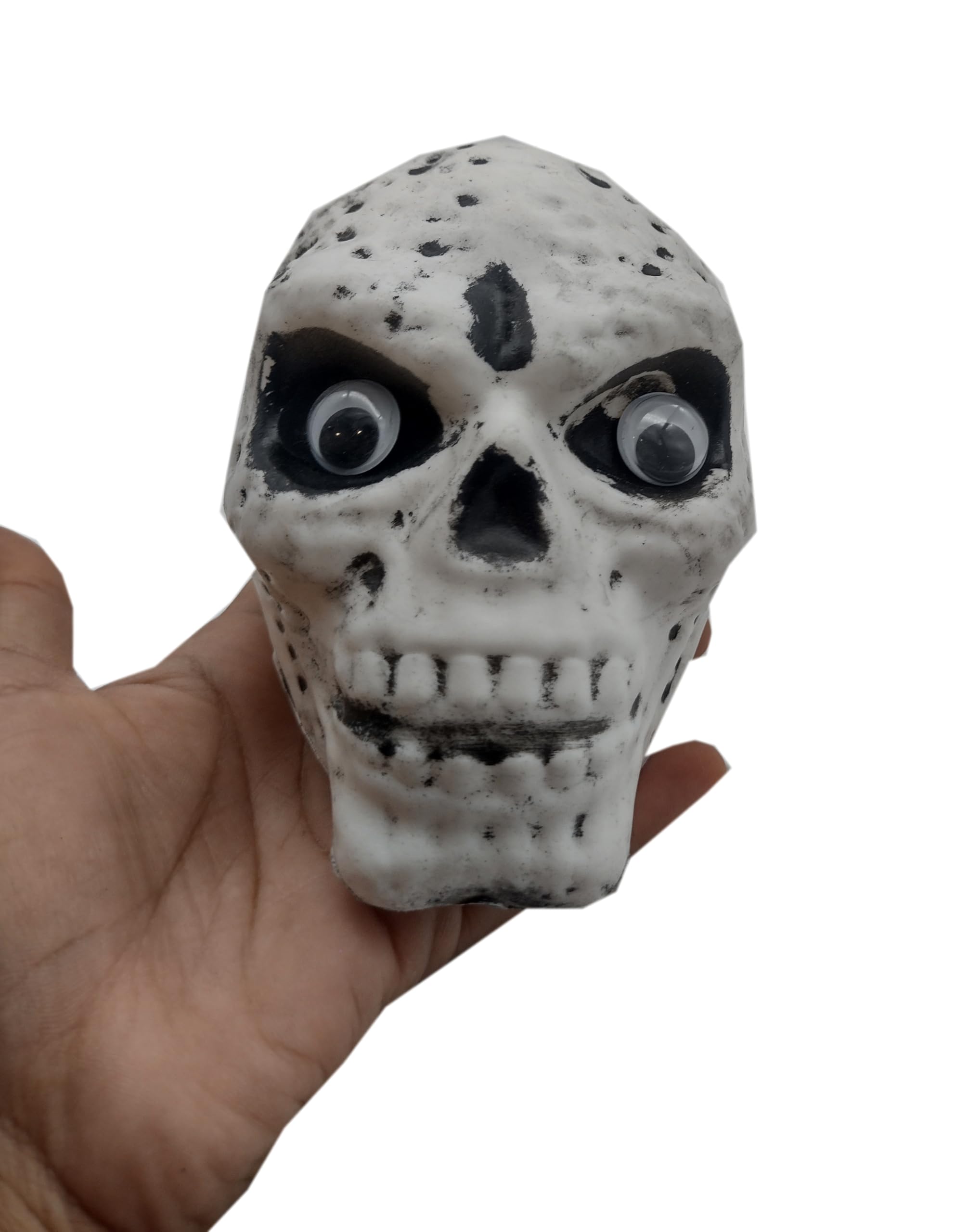brown leaf Halloween Horror Scary Large Skulls Realistic Looking