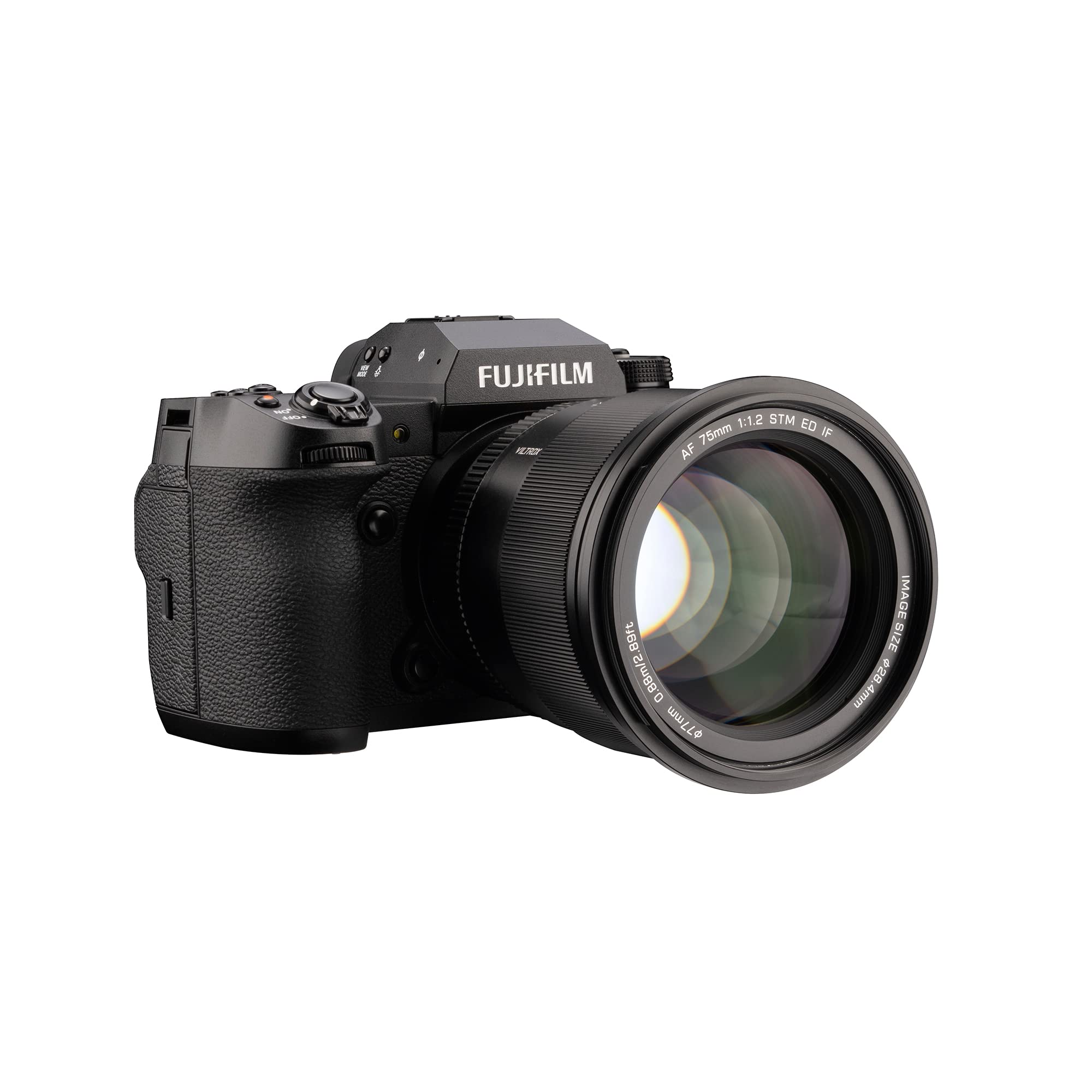 VILTROX AF 75mm F1.2 XF　FUJIFILM Xマウント Amazon.com : VILTROX AF 75mm f/1.2 f1.2 XF Fuji X-Mount Lens
