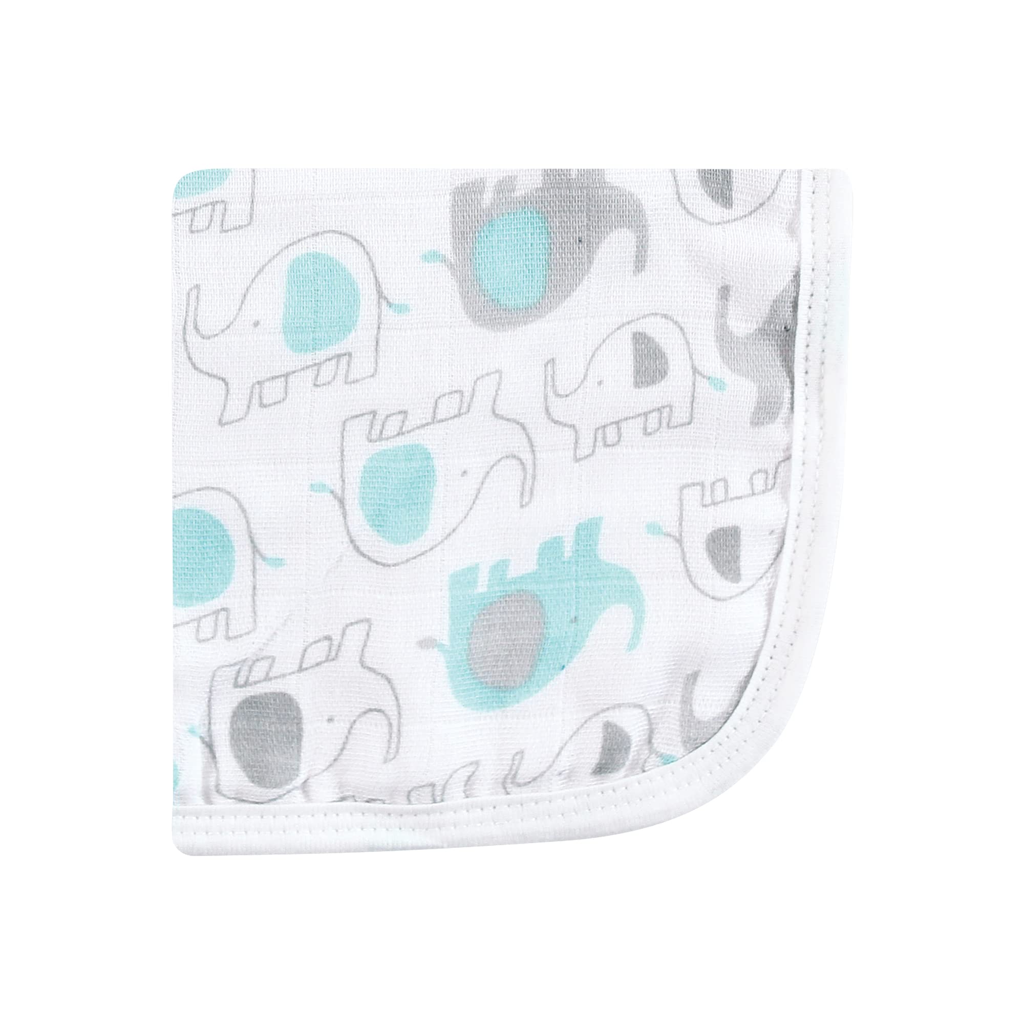Luvable Friends Unisex Baby Musselin Waschlappen, Regenbogen, Einheitsgröße