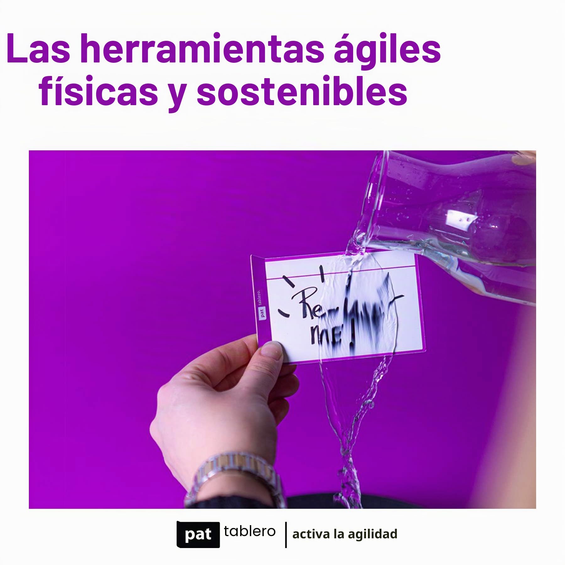 PATboard Kit de Notas Magnéticas - Completo para Tablero Scrum y Tablero Kanban - Agile project management con este juego complete – Mejora la productividad de tu equipo