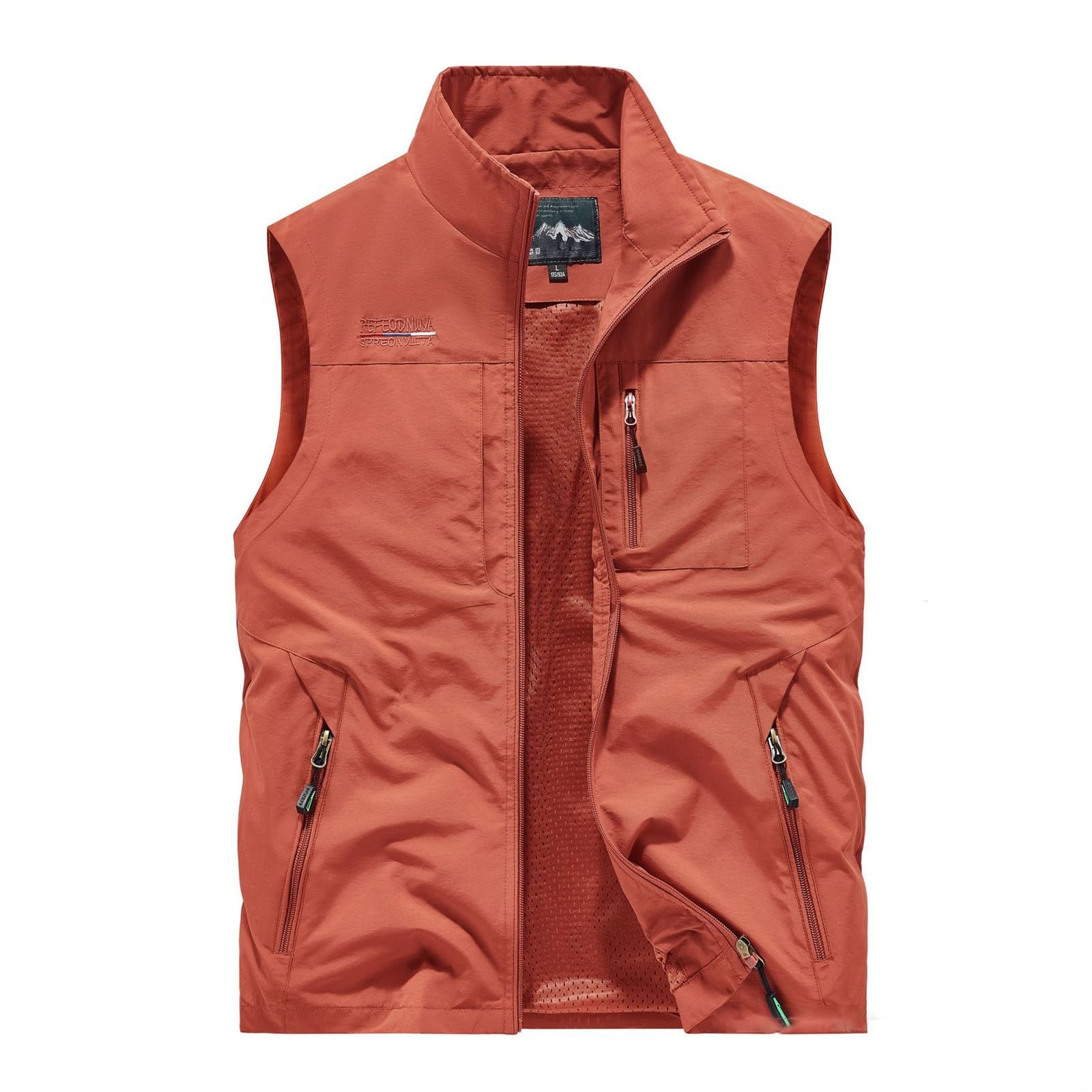 Gilet d'extérieur léger homme respirant et ample veste sans manches à poche - 3