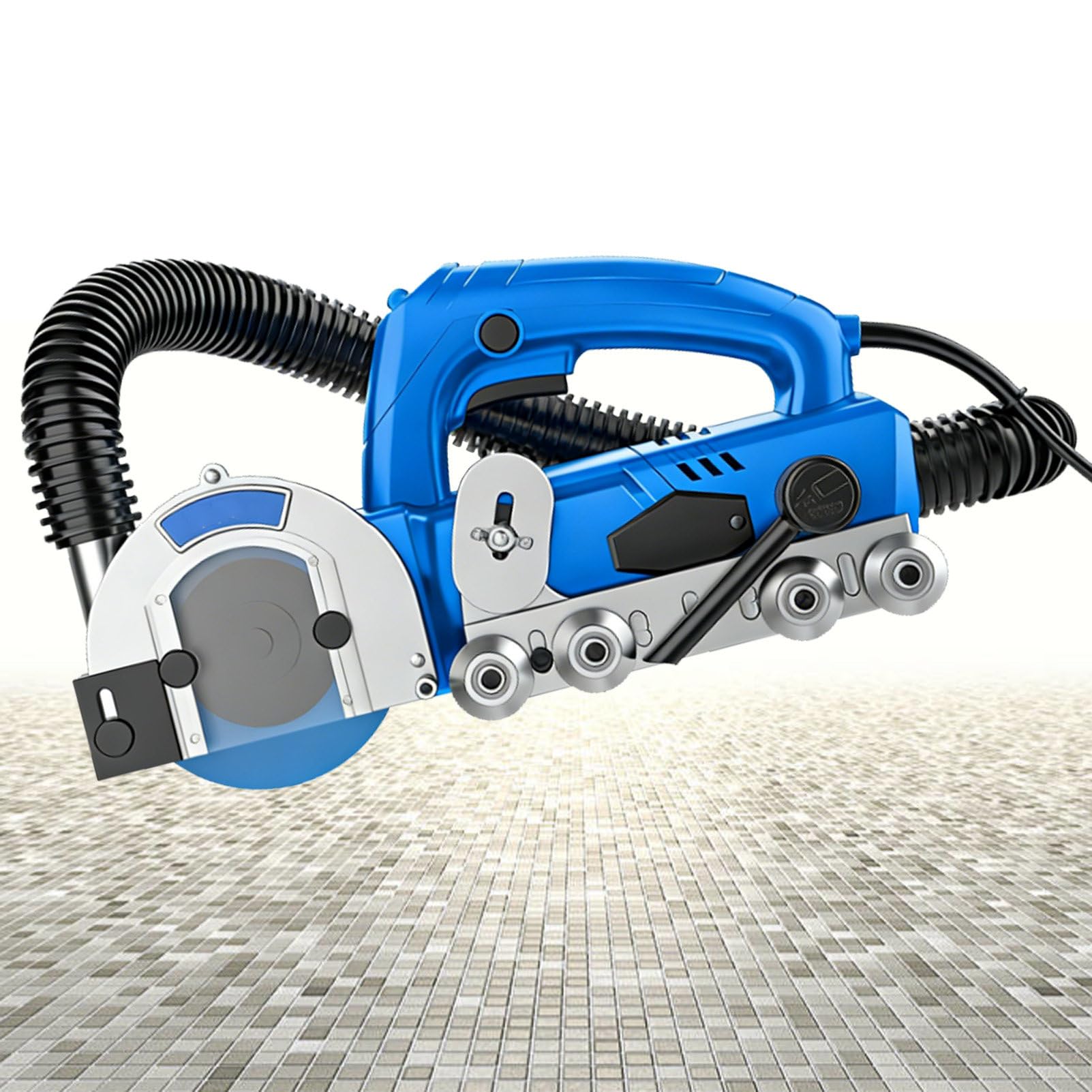 MáQuina Limpiadora De Juntas De Baldosas, MáQuina EléCtrica para Limpiar Ranuras Y Hendiduras, 9000 RPM Y Disco De Diamante 2.2mmcleaningplate