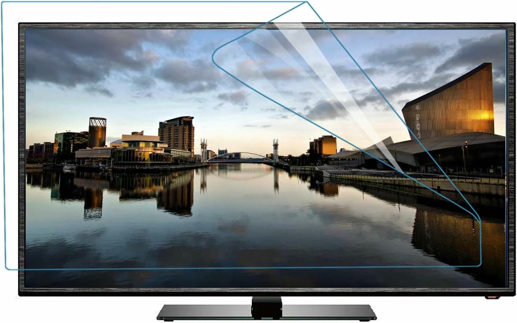 Film anti-bleu TV protection radiations fatigue oculaire 39"