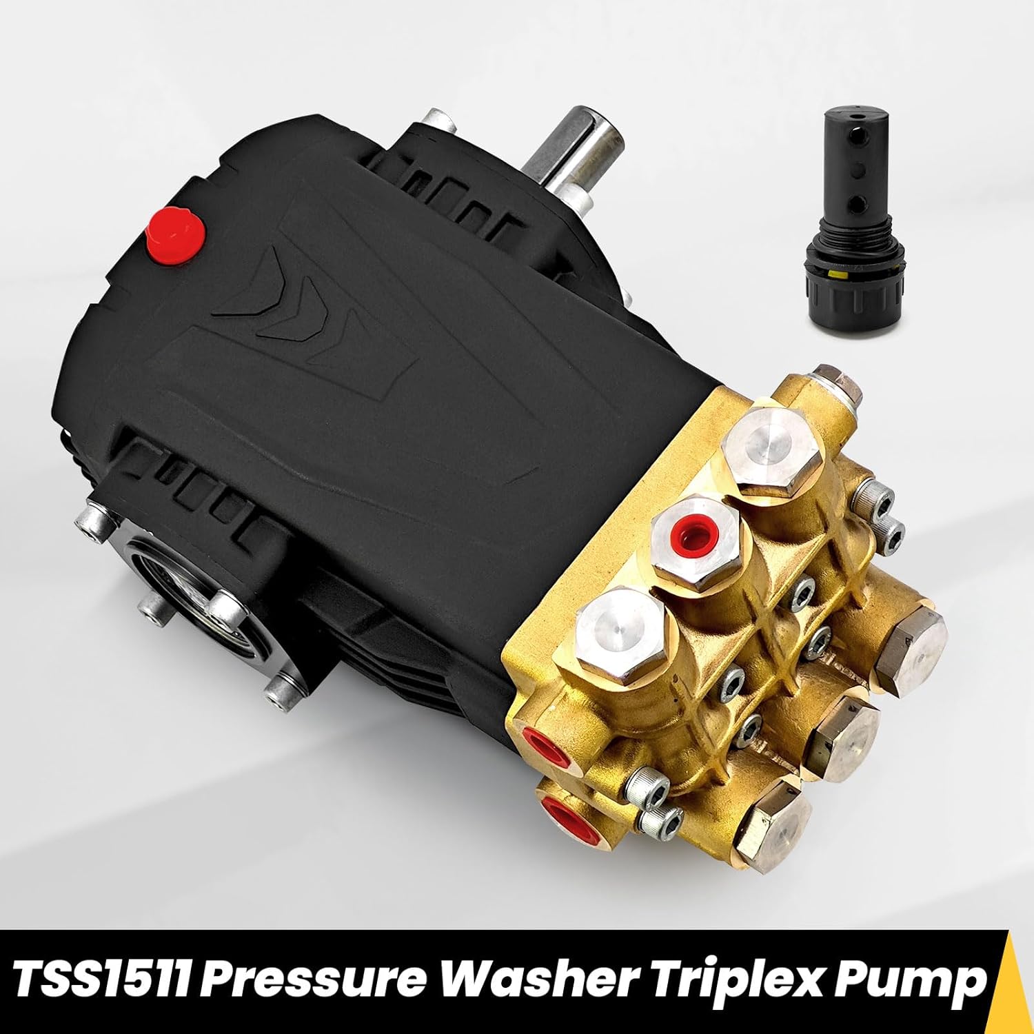 TSS1511 TS1511 Pressure Washer Triplex Pump Compatible with General Pump 3500 PSI 4.0 GPM 1450 RPM 24mm Solid Shaft