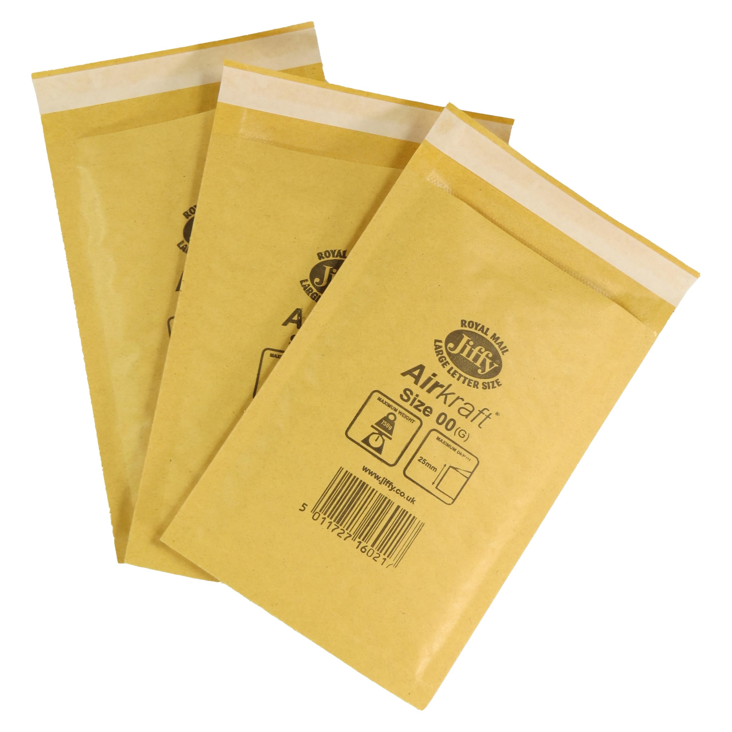 100 x JL00 Jiffy Padded Bubble Bags ENVELOPES 115x195mm