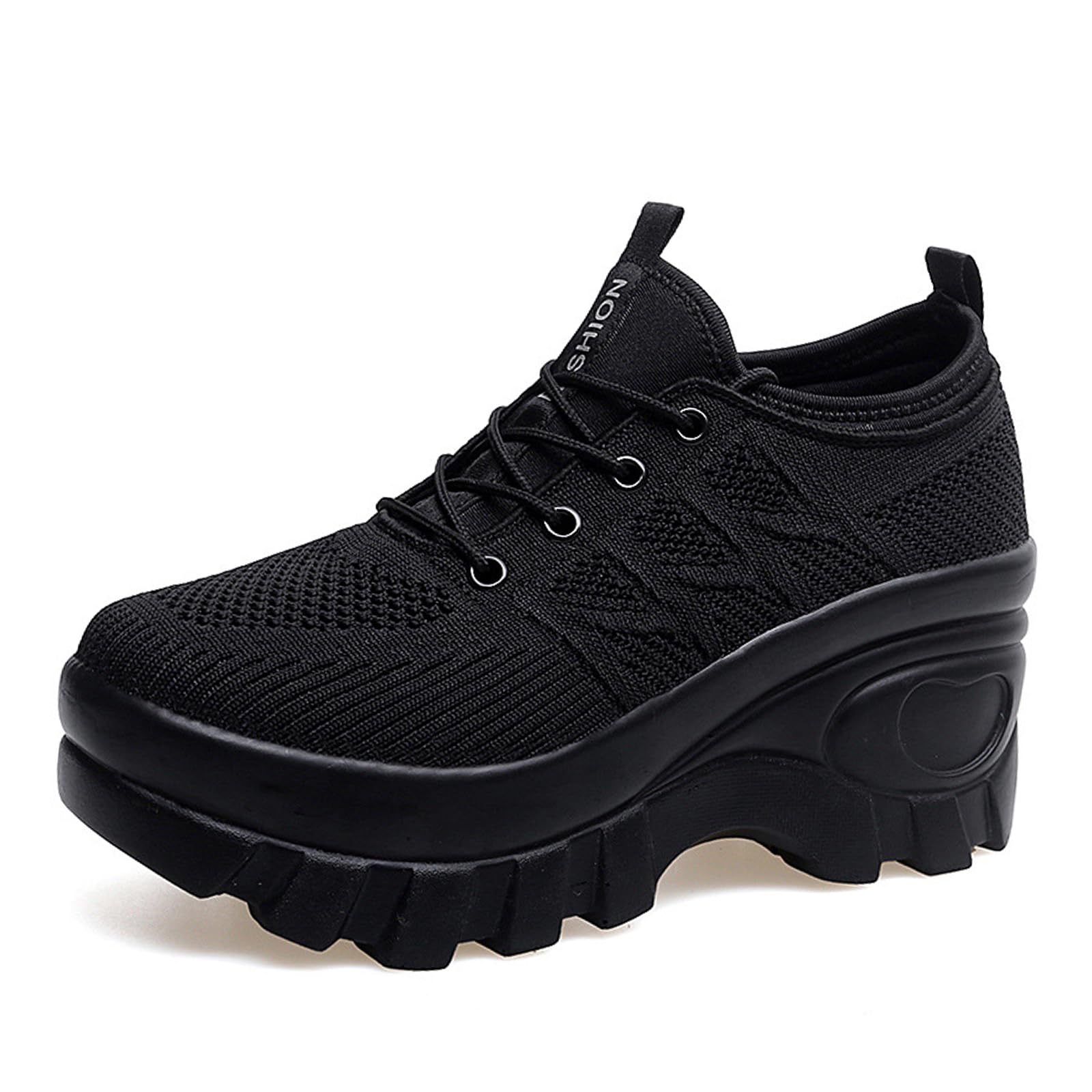 Women's Breathable Platform Walking Shoes Comfort Platform Sneakers