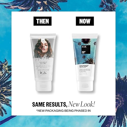 Miniatura 9 de IGK RICH KID Wave Enhancing Air-Dry Cream  Hold + Texture + Shine  Vegano + libre de crueldad