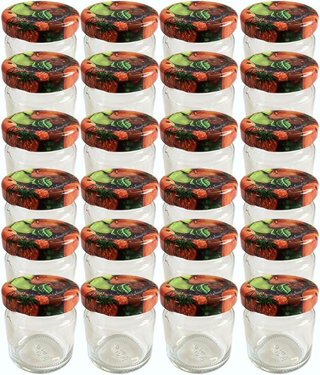 100 Mini Sturzgläser 37ml Gold Portionsgläser Einmachgläser