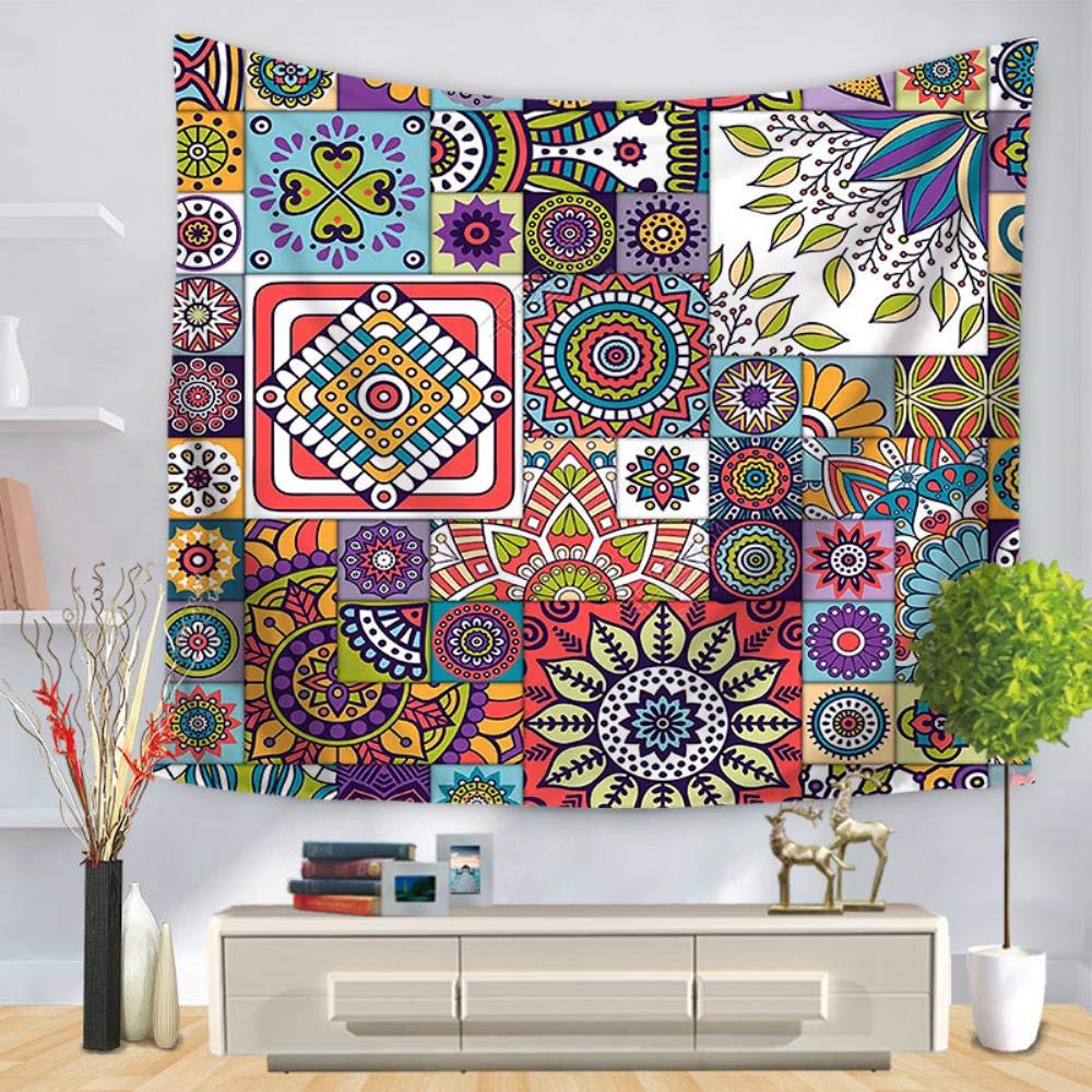 ZNXJJ Geometric textures wall tapestries tapestries GT1365