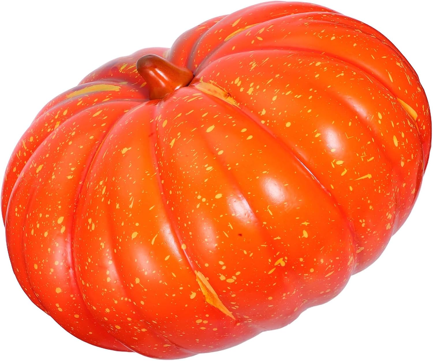 Cabilock Artificial Foam Pumpkin Orange 300# Thanksgiving Harvest Table Centerpiece Fall Home Decor Halloween Simulation Jack O Lantern Prop