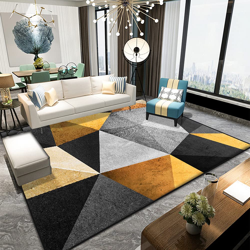 Tapis faux ultra doux résistant aux taches pour foyer avec enfants