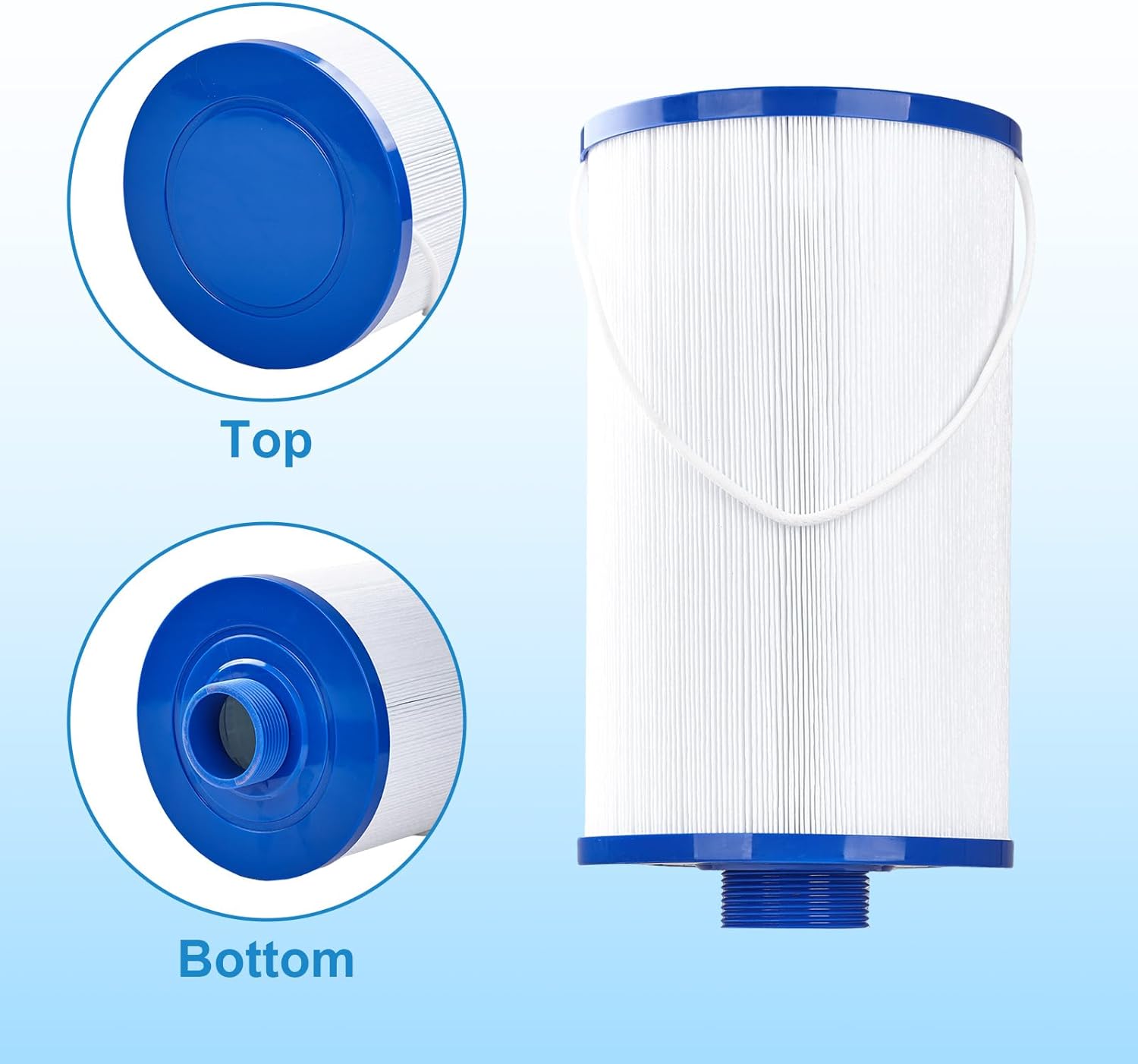 FC-2402 Spa Filter Compatible with Watkins 303279,FC-2402,78460,PFF42TC-P4 Hot Tub Filter, 2 Pack - Image 2