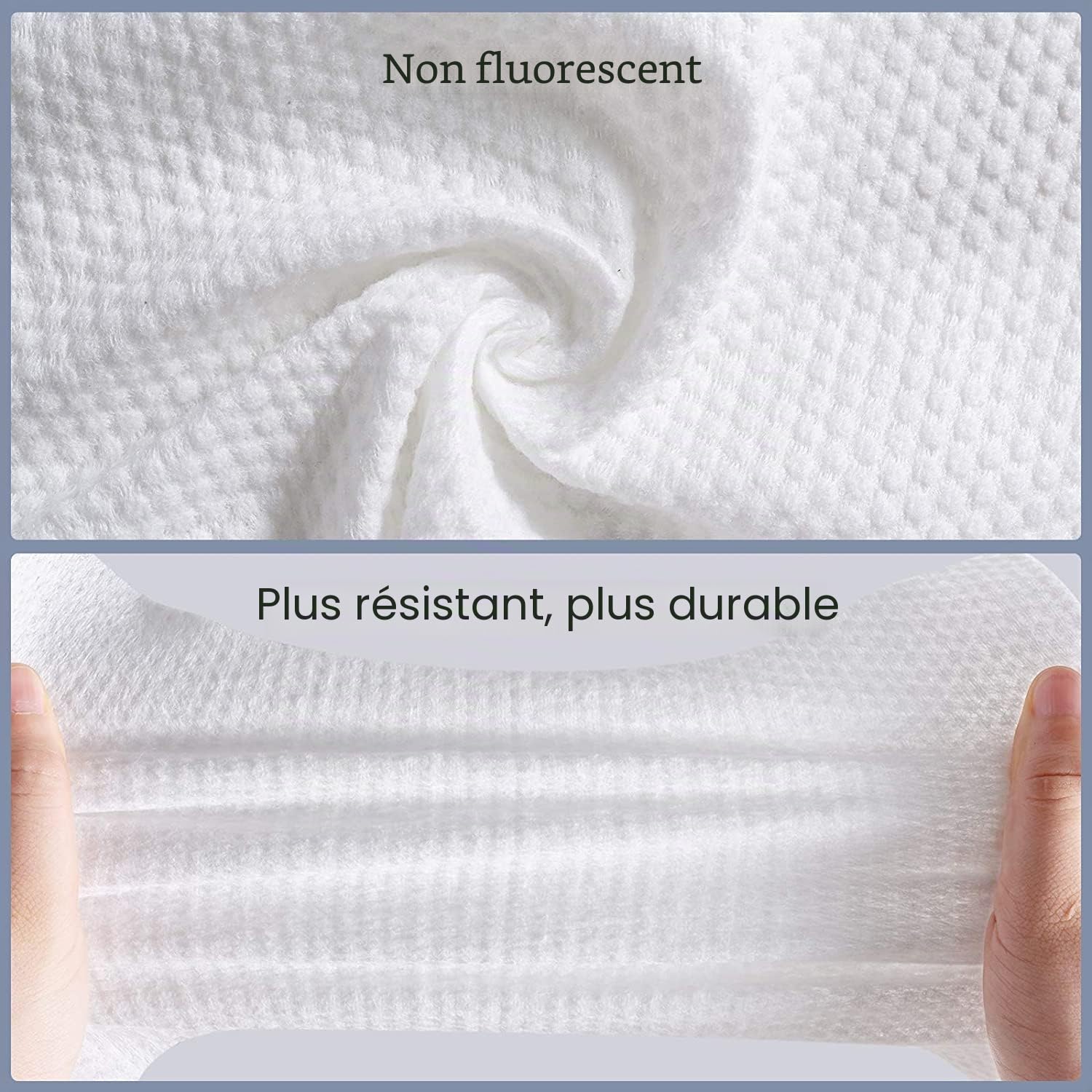 Coton Serviette Visage,200 Count Épais Et Absorbant Serviette Jetable pour Le Visage, Serviette De Nettoyage Multifonction, Serviette Visage Skincare