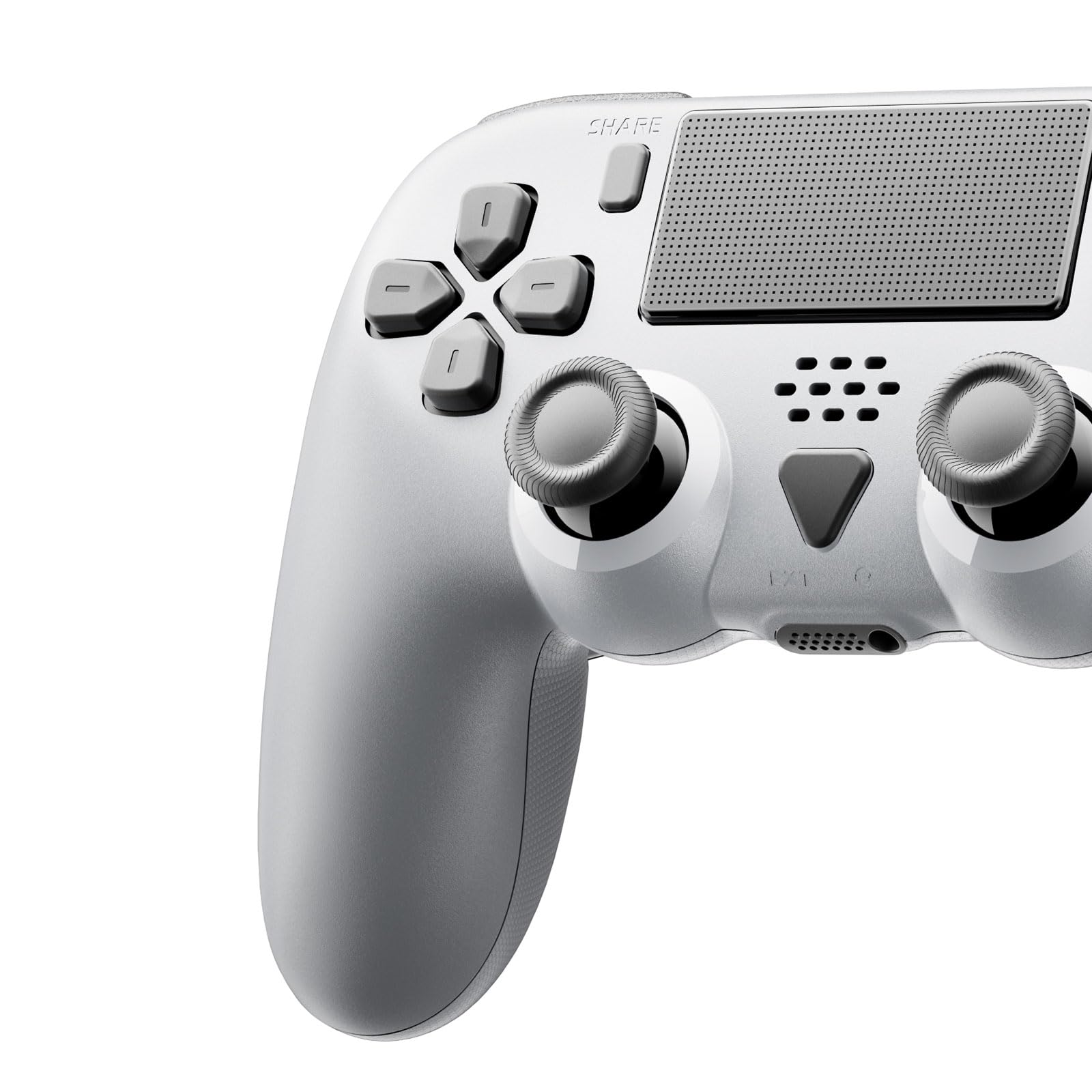 Hycago Manette sans fil pour PS5 avec RGB, boutons arrière programmables, macro et turbo – Manette Bluetooth avec microphone, capteur à 6 axes, prise audio 3,5 mm, compatible avec PS5 Pro/Slim/PC