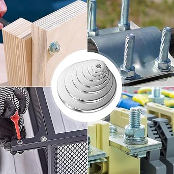 360 pcs Stainless Steel Washers, Washer Assortment with Assortment Box