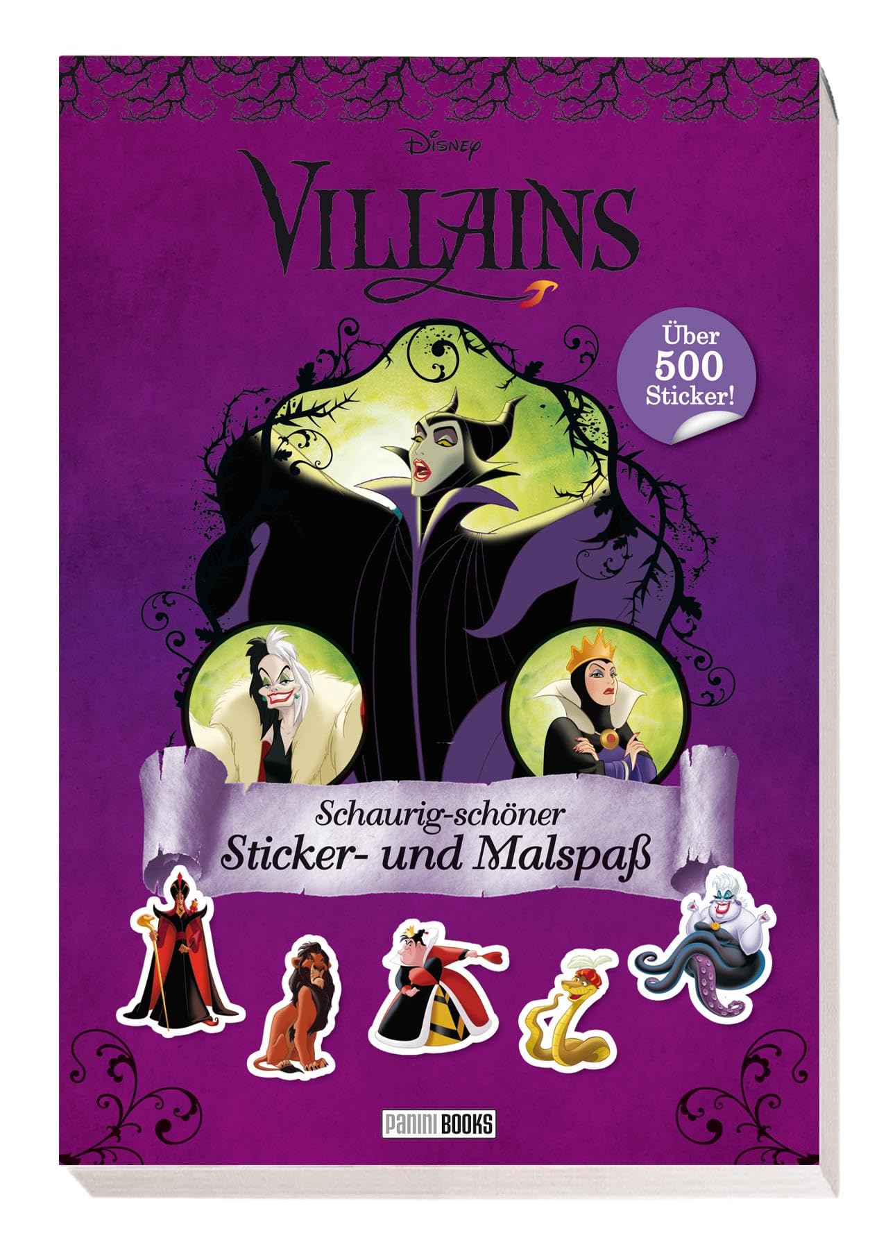 Disney Villains Schaurigschöner Sticker und Malspaß PAPERBACK 9783833240546