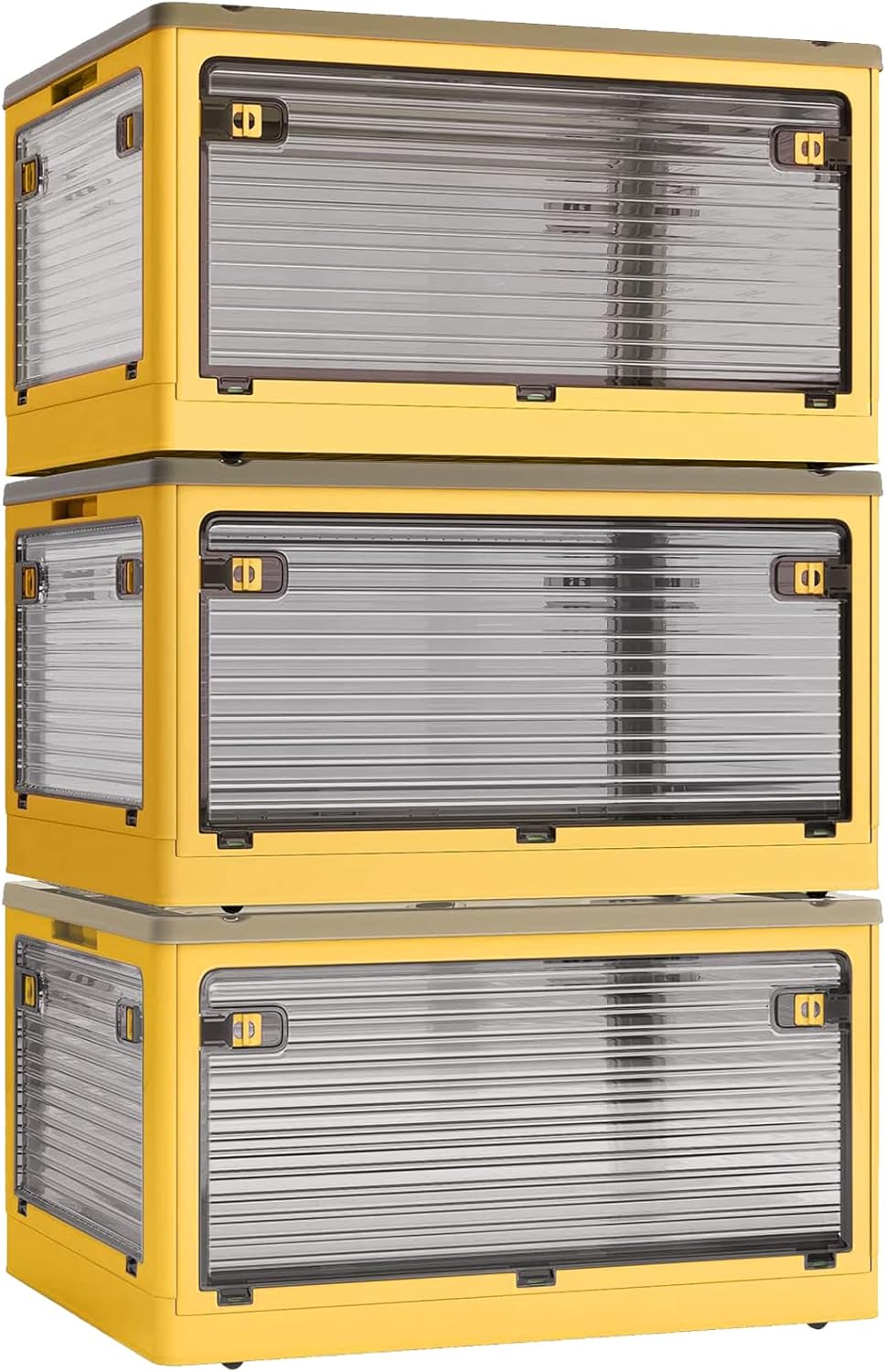 【便利の革命】全方向から取り出せる！折りたたみ収納ボックス3個セット - お部屋も車内も整理整頓の救世主