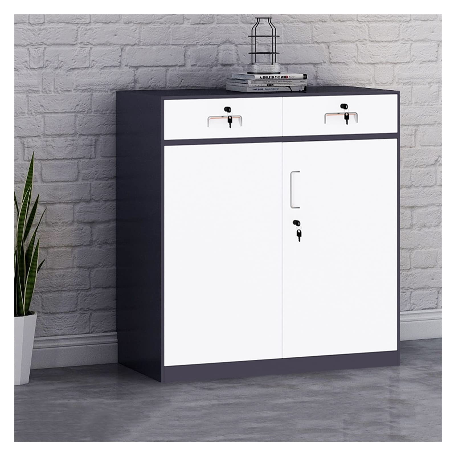 Aioneer 5 File Cabinet Tin Cabinet File Cabinet Low Cabinet Office Data File Activity Storage Three Drawer Cabinet Tool Cabinet Small Cabinet Filing Cabinet-1.4Mm