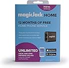 magicJackHome VoIP Phone Adapter | Portable Home & Digital Phone Service | Unlimited Local & Long Distance Calls to US and Canada | Includes 12 months of Service | Most Recent Model - Latest Version