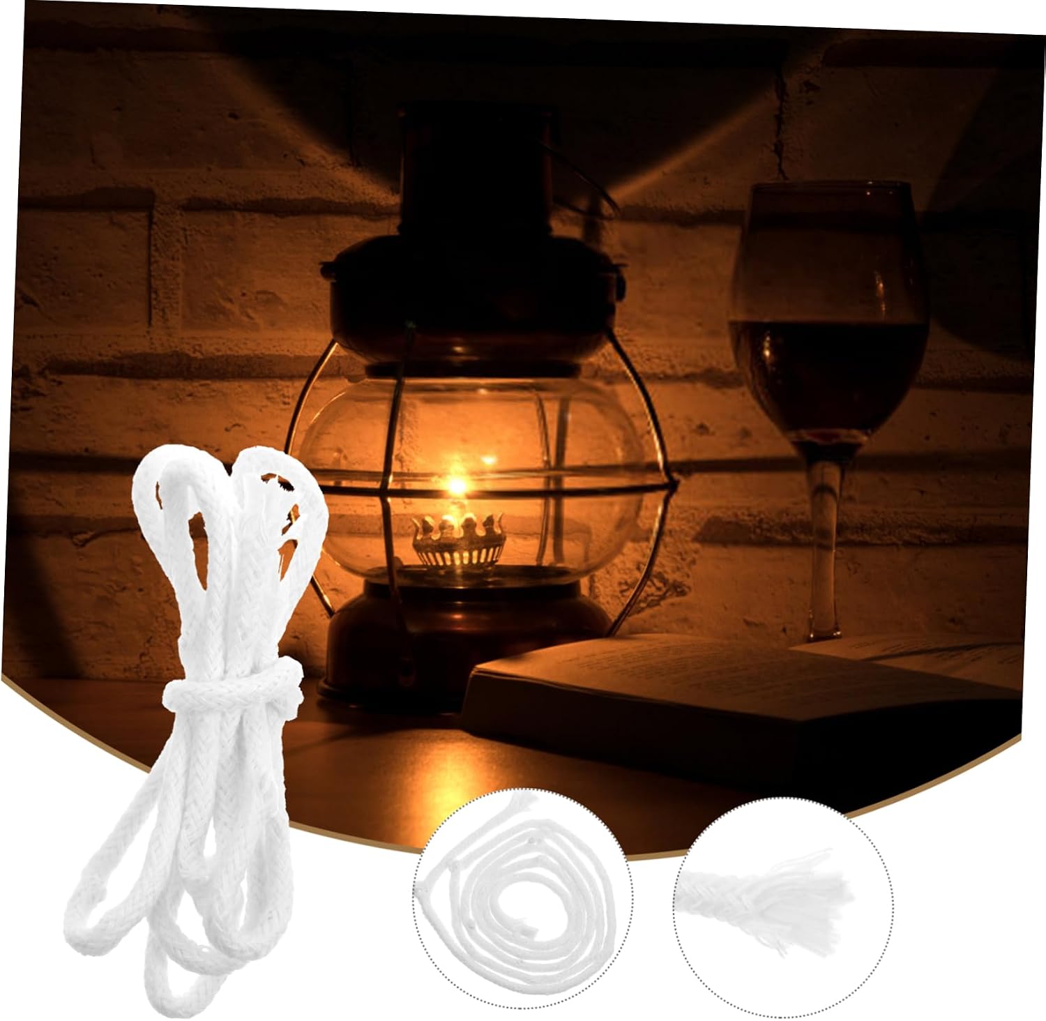 1pc 1m Fiberglass Wick for Outdoor Lanterns Garden Lights Wine Bottle Candle Health-