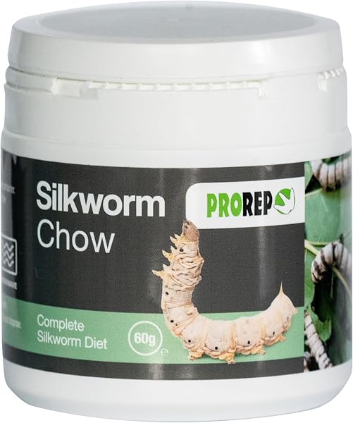 ProRep Silkworm Chow 60g | Complete Food for Silkworms | White Mulberry Leaves | Livefood Care - 1